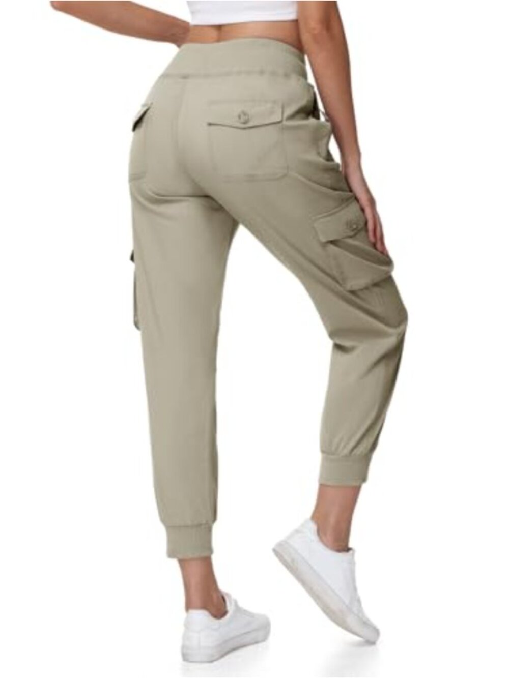 Women's Cargo Joggers Hiking Pants Lightweight Quick Dry Sweatpants Travel Work